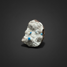 Load image into Gallery viewer, Rare Electric Blue Cavansite on Druzy Matrix – Collector Mineral Specimen | India