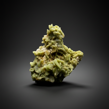 Load image into Gallery viewer, High-Grade Green Heulandite on Peach Stilbite Crystal Cluster | Deccan Traps, Maharashtra, India | Collector Mineral Specimen