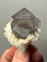 Load image into Gallery viewer, Isometric Fluorite & Scalenohedral Calcite Specimen | Pakistan Mineral Collector Display Piece