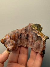 Load image into Gallery viewer, “Goblin Chalcedony” Pink & Orange Druzy Botryoidal Stalactites — Tichka Massif, High Atlas, Morocco