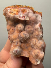 Load image into Gallery viewer, “Goblin Chalcedony” Pink & Orange Druzy Botryoidal Stalactites — Tichka Massif, High Atlas, Morocco