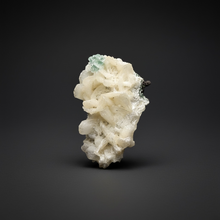 Load image into Gallery viewer, High-Grade Gemmy Green Apophyllite on White Stilbite & Apophyllite | Deccan Traps, Maharashtra, India