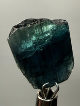 Load image into Gallery viewer, Raw Natural Blue Indicolite Tourmaline Gemstone – Mineral Thumbnail Specimen from Pakistan