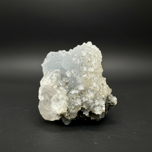 Load image into Gallery viewer, Druzy Chalcedony Stalactite with Druzy Clear Apophyllite & Optical Calcite | Maharashtra, India