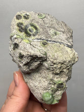 Load image into Gallery viewer, High-Grade Green Wavellite Collectors Specimen - Radiating Botryoidal Crystal Formation - Arkansas, USA
