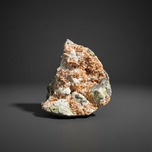 Load image into Gallery viewer, Peach Druzy Heulandite on Matrix – India | Rare Peach Crystal Mineral Specimen for Collectors & Display