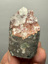 Load image into Gallery viewer, Pink Apophyllite on Red & Green Heulandite – Deccan Traps, Maharashtra, India