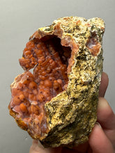 Load image into Gallery viewer, “Goblin Chalcedony” Pink & Orange Druzy Botryoidal Stalactites — Tichka Massif, High Atlas, Morocco