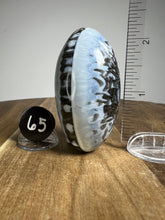 Load image into Gallery viewer, Lingam - Blue Opal with Chalcedony from India