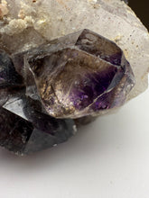 Load image into Gallery viewer, Elestial Smokey Amethyst Cluster as Secondary Quartz Growth • Brazil