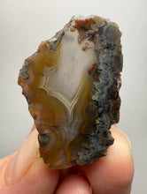 Load image into Gallery viewer, Moroccan Red and Orange Banded Agate Sahara | High Atlas | Polished