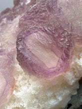 Load image into Gallery viewer, Etched Botryoidal Lavender Fluorite on Quartz Matrix
Collector Mineral Specimen — Hunan, China