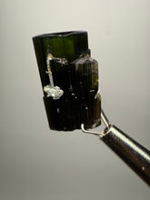 Load image into Gallery viewer, Dark Green Stak Nala Tourmaline and Cleavelandite – Haramosh Mountains, Pakistan | Thumbnail Specimen