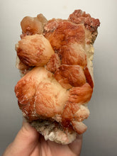 Load image into Gallery viewer, LARGE Rare Red Druzy Apophyllite with Red Stilbite Cluster Zeolite | India | Collector Mineral Specimen