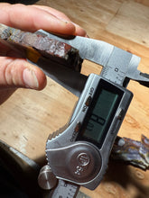 Load image into Gallery viewer, PREMIUM DISPLAY or LAPIDARY SLAB • Moroccan “Dream Landscape Jagate” (Purple, Teal, Red, Green, Red, Yellow & Orange Moss Plume Agate + Jasper) Stone • Double Sided • High Atlas Mountains • Unpolished