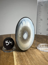 Load image into Gallery viewer, Lingam - Blue Opal with Chalcedony from India