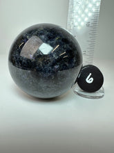 Load image into Gallery viewer, Iolite with Gemmy Inclusions Sphere • from Brazil