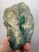 Load image into Gallery viewer, Emerald Variety Green Beryl on Matrix | Northern Bahia, Brazil | Collector Mineral Display Specimen
