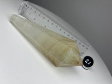 Load image into Gallery viewer, Dendrite Manganese and Iron Included Rainbow Fluorite Wand