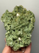 Load image into Gallery viewer, High-Grade Green Heulandite on Peach Stilbite Crystal Cluster | Deccan Traps, Maharashtra, India | Collector Mineral Specimen