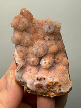 Load image into Gallery viewer, “Goblin Chalcedony” Pink & Orange Druzy Botryoidal Stalactites — Tichka Massif, High Atlas, Morocco