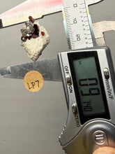 Load image into Gallery viewer, High-Grade Naturally Faceted Red Spessartine Garnet on Matrix — Skardu, Pakistan