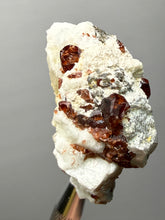 Load image into Gallery viewer, High-Grade Naturally Faceted Red Spessartine Garnet on Matrix — Skardu, Pakistan