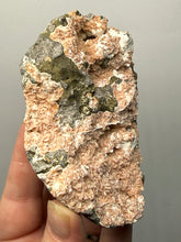 Load image into Gallery viewer, Peach Druzy Heulandite on Matrix – India | Rare Peach Crystal Mineral Specimen for Collectors & Display
