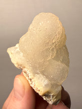 Load image into Gallery viewer, High-Grade “Dream Cloud” Druzy Chalcedony Stalactite — Maharashtra, India (Collector Display Specimen)