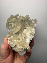 Load image into Gallery viewer, LARGE Silvery Bladed “Rose” Calcite Cluster – Yaogangxian Mine, Hunan, China
