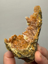 Load image into Gallery viewer, “Goblin Chalcedony” Pink & Orange Druzy Botryoidal Stalactites — Tichka Massif, High Atlas, Morocco