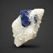 Load image into Gallery viewer, Afghan Lazurite Specimen | Deep Blue Lapis-Grade Crystal on Matrix | Collector Display Mineral