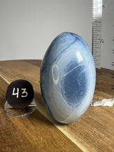 Load image into Gallery viewer, Lingam - Blue Opal with Chalcedony from India