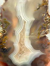 Load image into Gallery viewer, Polished Malawi Agate Half – High-Grade African Banded Agate Display Specimen