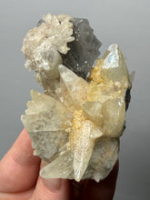 Load image into Gallery viewer, Isometric Fluorite & Scalenohedral Calcite Specimen | Pakistan Mineral Collector Display Piece