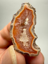 Load image into Gallery viewer, Polished Malawi Agate Half – High-Grade African Banded Agate Display Specimen