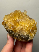 Load image into Gallery viewer, Golden Glow Calcite Cluster | Maharashtra, India