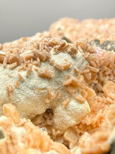 Load image into Gallery viewer, Peach Druzy Heulandite on Matrix – India | Rare Peach Crystal Mineral Specimen for Collectors & Display