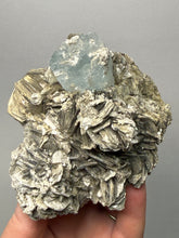 Load image into Gallery viewer, Premium Aquamarine with Mica on Matrix Collector Mineral Specimen – Nagar Valley, Pakistan