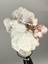 Load image into Gallery viewer, Lustrous Apophyllite over Red Heulandite (Zeolite Pocket) — Deccan Traps, Maharashtra, India