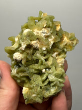 Load image into Gallery viewer, High-Grade Green Heulandite on Peach Stilbite Crystal Cluster | Deccan Traps, Maharashtra, India | Collector Mineral Specimen