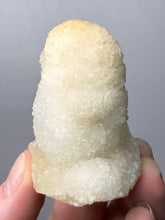 Load image into Gallery viewer, High-Grade “Dream Cloud” Druzy Chalcedony Stalactite — Maharashtra, India (Collector Display Specimen)