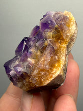 Load image into Gallery viewer, Premium Hematite-Phantom Deep Magenta Ametrine Cluster | Deccan Traps, India | Collector Mineral Specimen