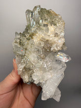 Load image into Gallery viewer, Chlorite-Included Quartz Cluster (Green Phantom Quartz) – Pakistan Mineral Specimen