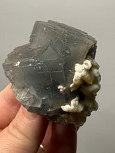 Load image into Gallery viewer, Isometric Fluorite & Scalenohedral Calcite Specimen | Pakistan Mineral Collector Display Piece