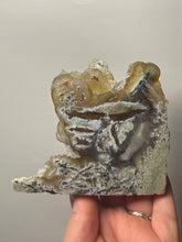 Load image into Gallery viewer, 4.5” Polished Native Copper in Chrysocolla and Botryoidal Chalcedony — Display Specimen (Indonesia)