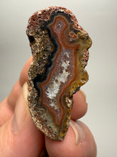 Load image into Gallery viewer, Polished Malawi Agate Half – High-Grade African Banded Agate Display Specimen