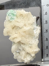 Load image into Gallery viewer, High-Grade Gemmy Green Apophyllite on White Stilbite & Apophyllite | Deccan Traps, Maharashtra, India