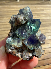 Load image into Gallery viewer, Rare Tenebrescent Color-Changing Cubic Fluorite | Hidden Forest Pocket — Diana Maria Mine, Frosterley, Weardale, County Durham, England
