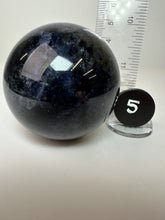 Load image into Gallery viewer, Iolite with Gemmy Inclusions Sphere • from Brazil